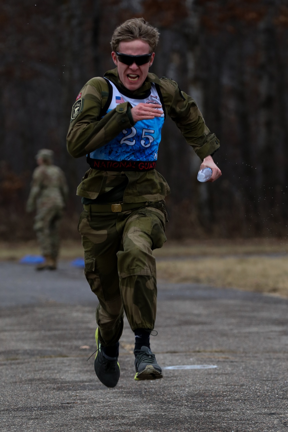 The Norwegian Home Defense Youth Complete a Biathlon Event During the 51st NOREX at Camp Ripley