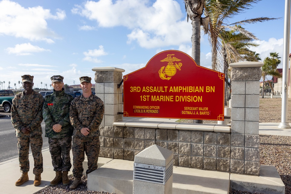 Senior Korean Marine Corps Leadership Visit Camp Pendleton