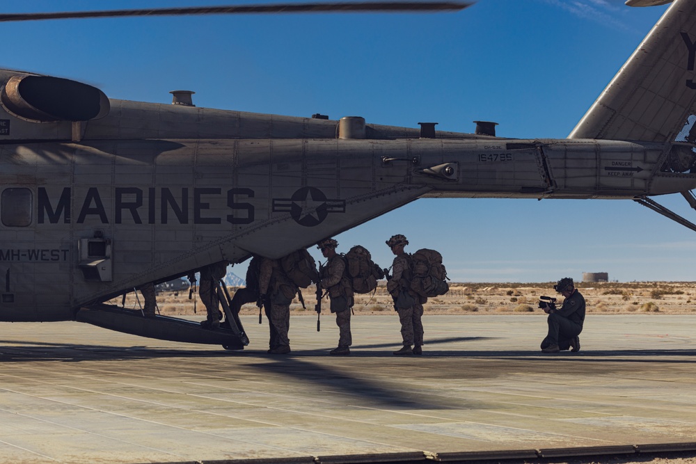 V24, Fox Co. conducts air assault flight operations during SLTE 2-24