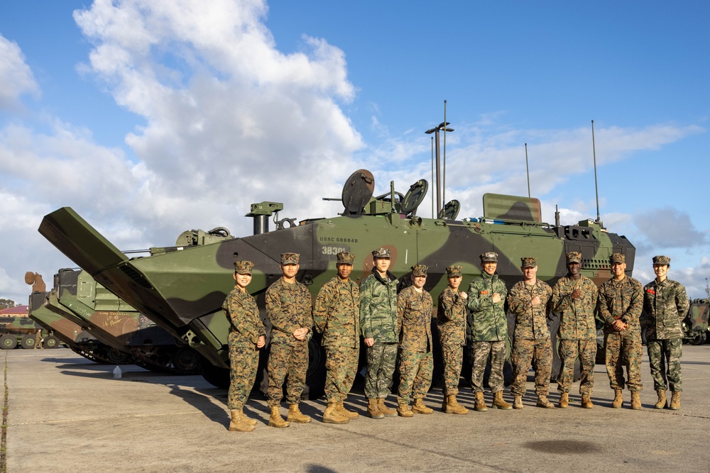 Senior Korean Marine Corps Leadership Visit Camp Pendleton