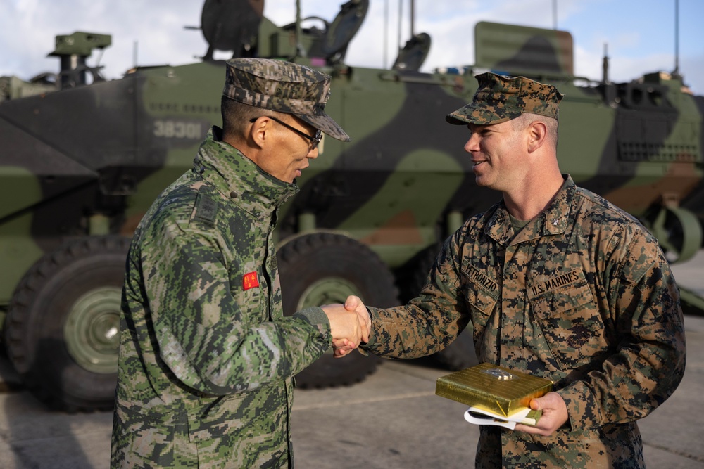 Senior Korean Marine Corps Leadership Visit Camp Pendleton