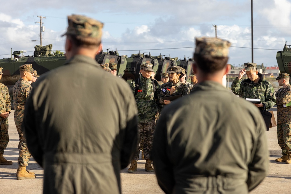 Senior Korean Marine Corps Leadership Visit Camp Pendleton