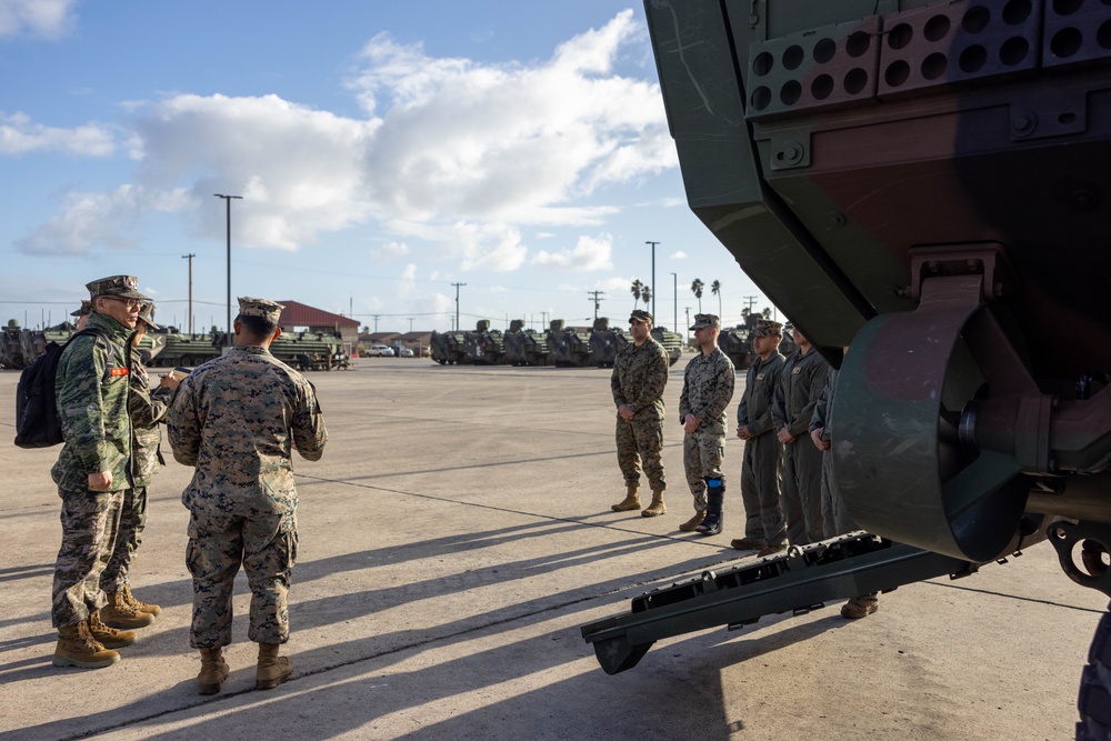 Senior Korean Marine Corps Leadership Visit Camp Pendleton