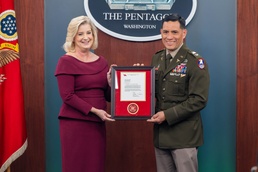 SECARMY Wormuth Recognizes Army Astronaut Col. Rubio