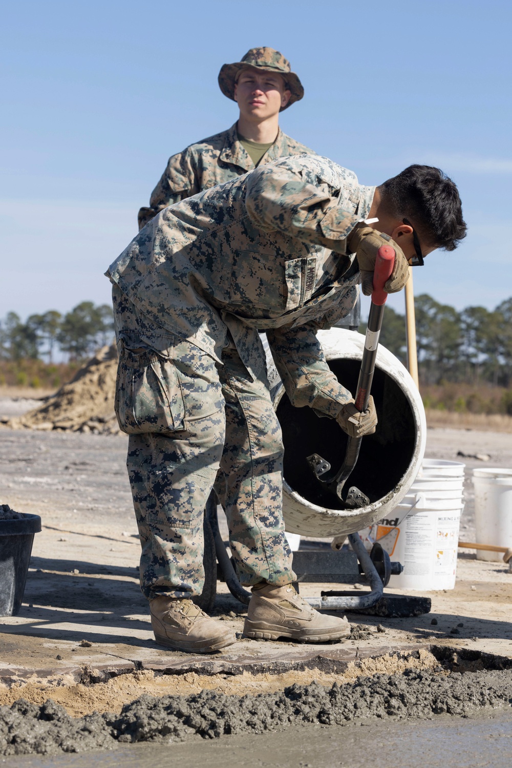 U.S. Marine Engineers and Navy Seabees Conduct Winter Pioneer 24