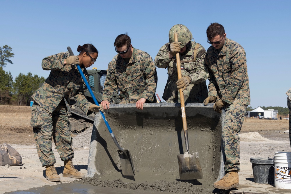 U.S. Marine Engineers and Navy Seabees Conduct Winter Pioneer 24