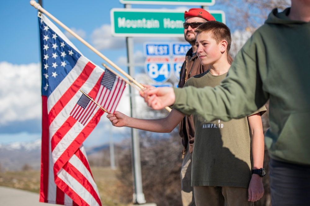 U.S. Marine Capt. Ben Moulton's honorable transfer to Idaho