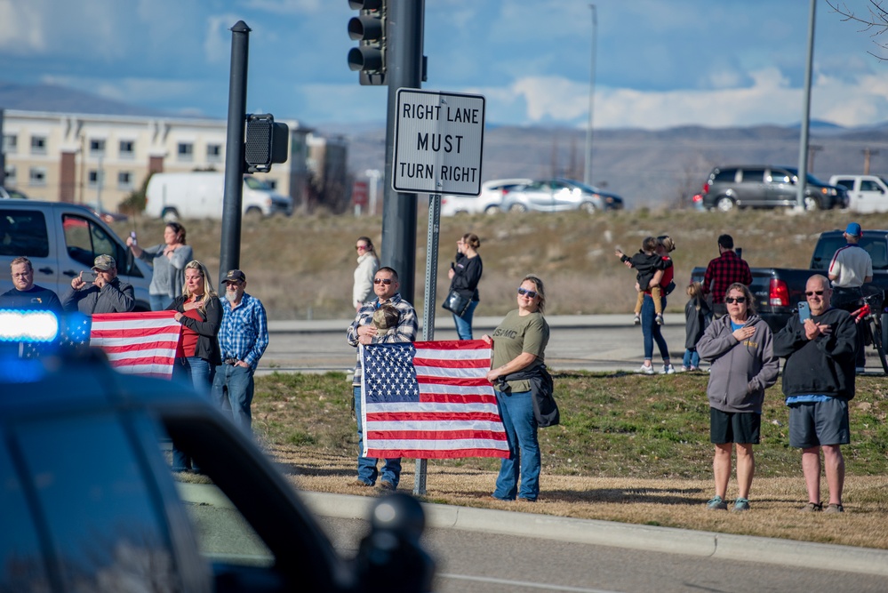 U.S. Marine Capt. Ben Moulton's honorable transfer to Idaho