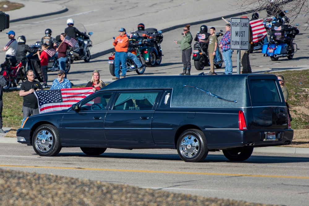 U.S. Marine Capt. Ben Moulton's honorable transfer to Idaho