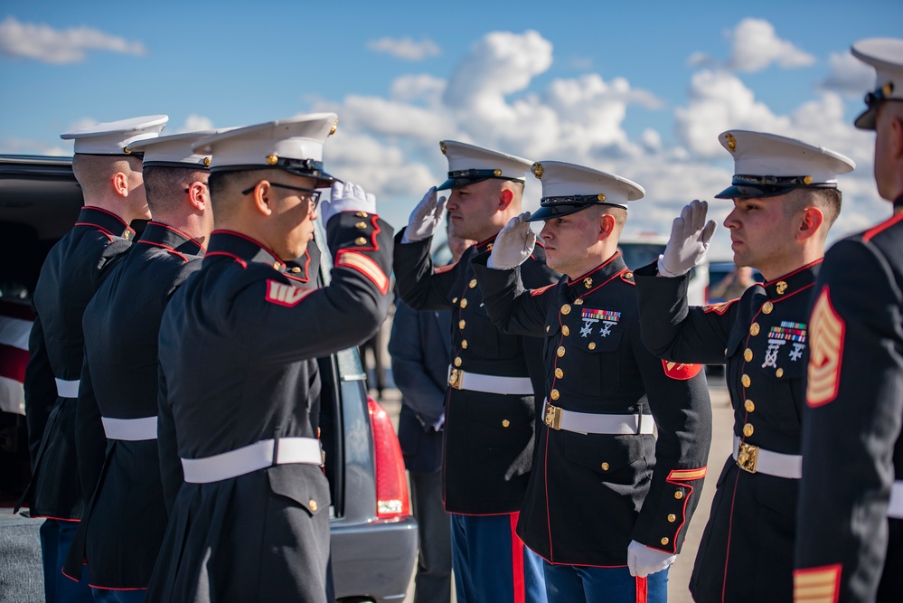 U.S. Marine Capt. Ben Moulton's honorable transfer to Idaho