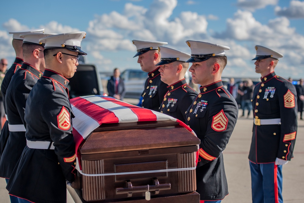 U.S. Marine Capt. Ben Moulton's honorable transfer to Idaho