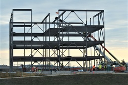 February 2024 barracks construction operations at Fort McCoy