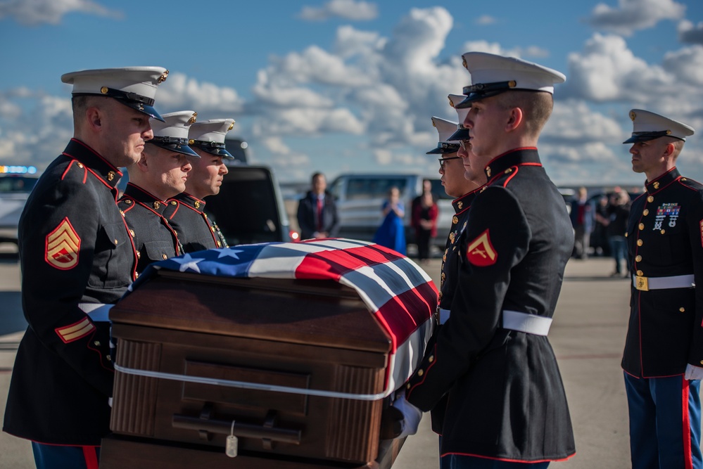 U.S. Marine Capt. Ben Moulton's honorable transfer to Idaho