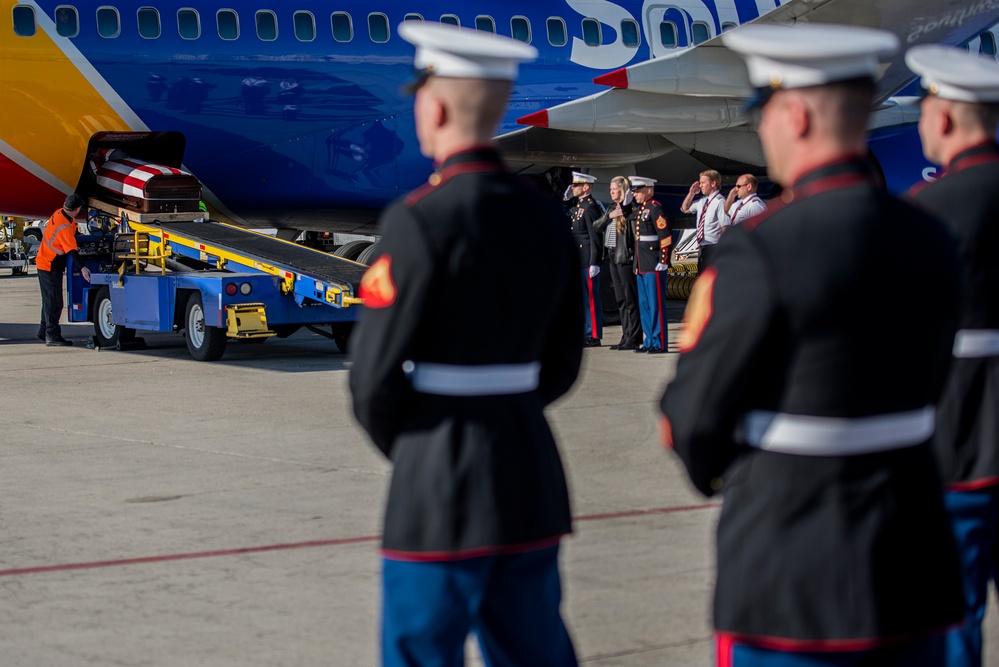 U.S. Marine Capt. Ben Moulton's honorable transfer to Idaho