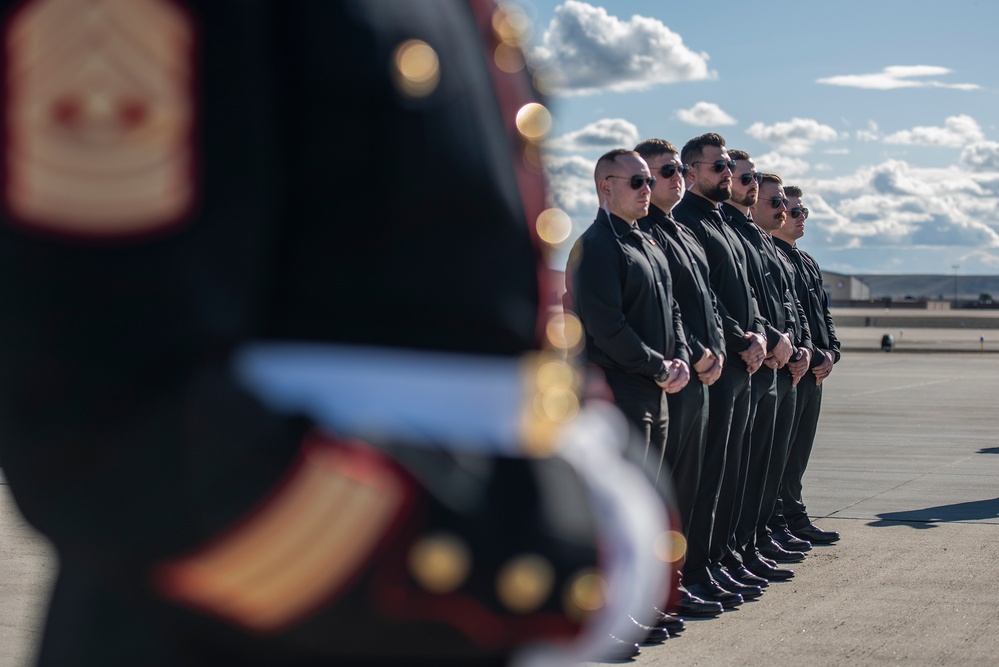 U.S. Marine Capt. Ben Moulton's honorable transfer to Idaho