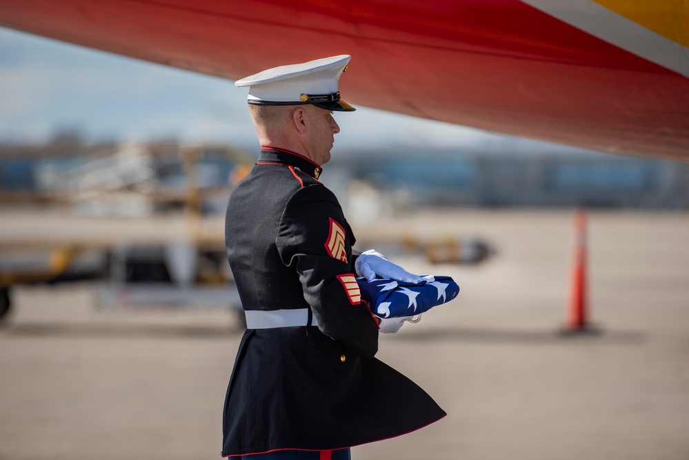 U.S. Marine Capt. Ben Moulton's honorable transfer to Idaho