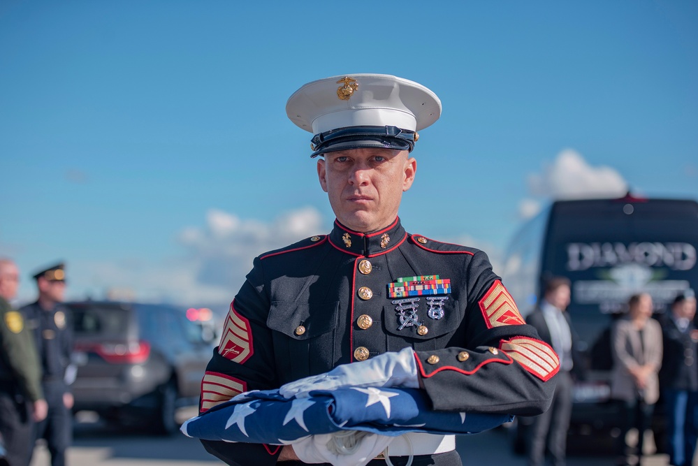 U.S. Marine Capt. Ben Moulton's honorable transfer to Idaho