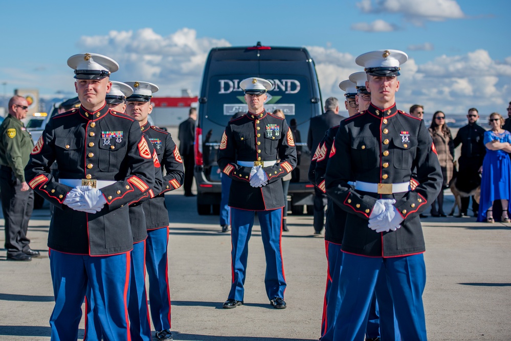 U.S. Marine Capt. Ben Moulton's honorable transfer to Idaho