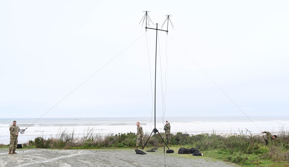 726th Air Control Squadron test communications during Project Convergence-Capstone 4