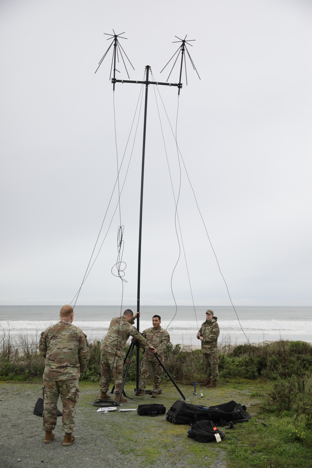 726th Air Control Squadron test communications during Project Convergence-Capstone 4