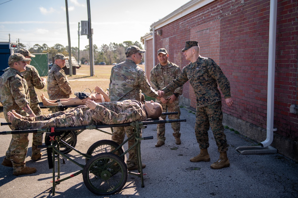 SEAC visits USCG Special Missions Training Center at Camp Lejeune