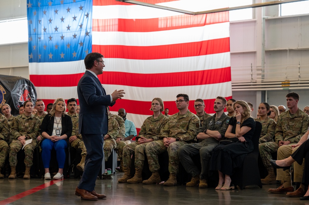 Speaker Mike Johnson visits Barksdale Air Force Base
