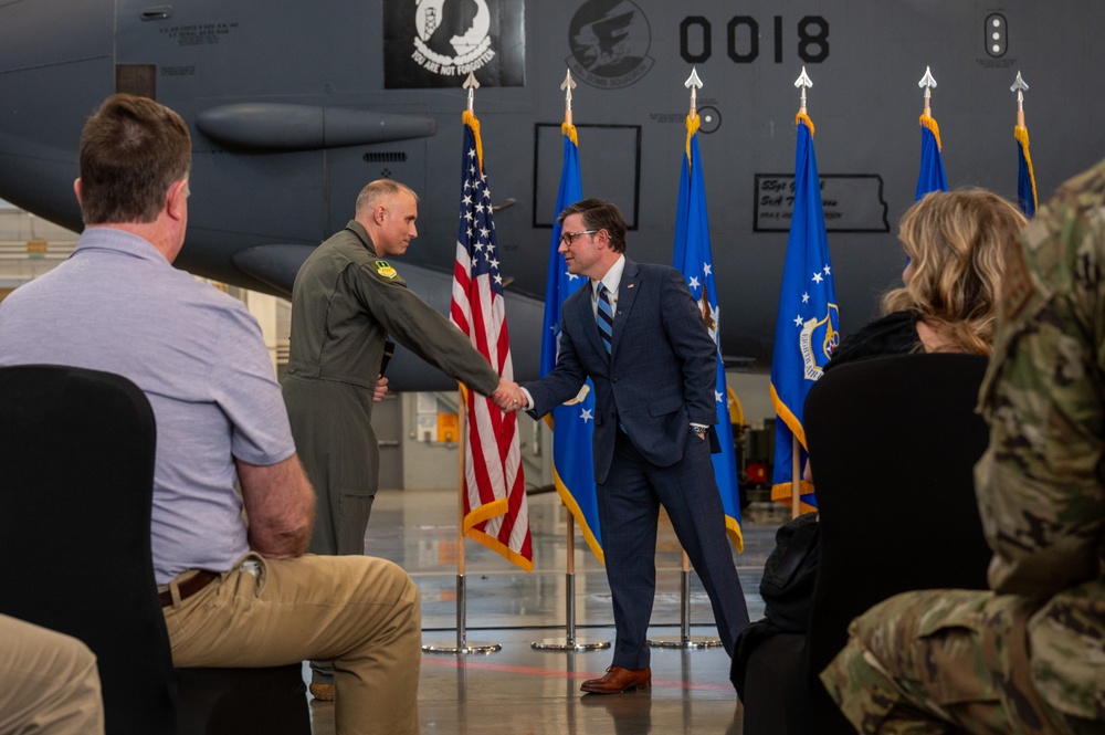 Speaker Mike Johnson visits Barksdale Air Force Base