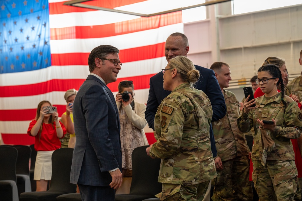 Speaker Mike Johnson visits Barksdale Air Force Base
