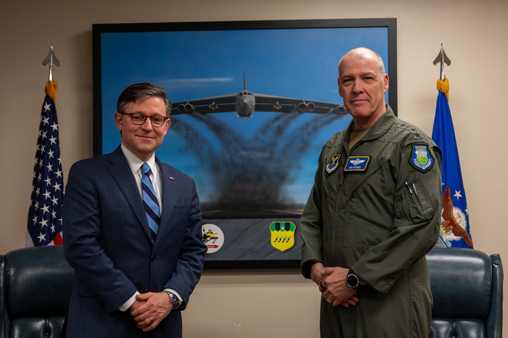 Speaker Mike Johnson visits Barksdale Air Force Base