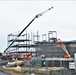 February 2024 barracks construction operations at Fort McCoy