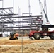 February 2024 barracks construction operations at Fort McCoy