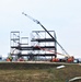 February 2024 barracks construction operations at Fort McCoy