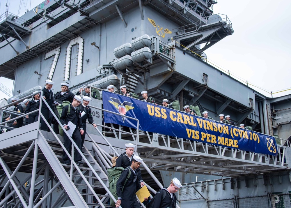 Carl Vinson Carrier Strike Group Returns from Western Pacific Deployment