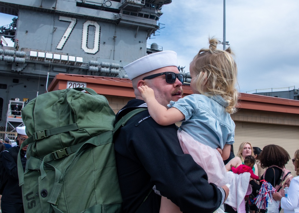 Carl Vinson Carrier Strike Group Returns from Western Pacific Deployment