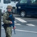 USS Ronald Reagan (CVN 76) security Sailors conduct bomb threat training