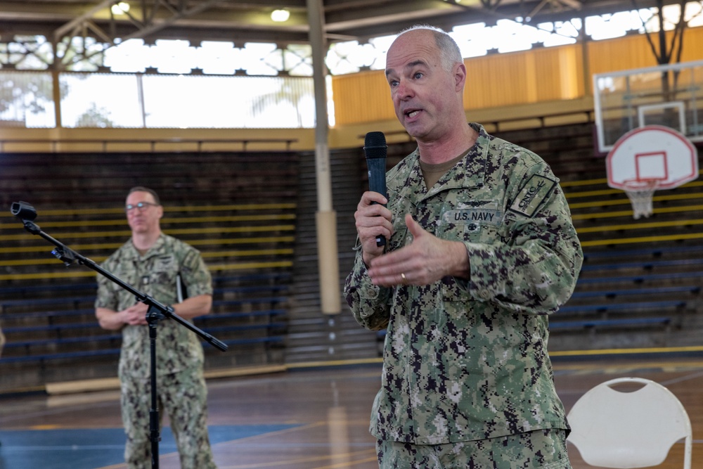 Command Leadership Holds Town Hall at Joint Base Pearl Harbor Hickham