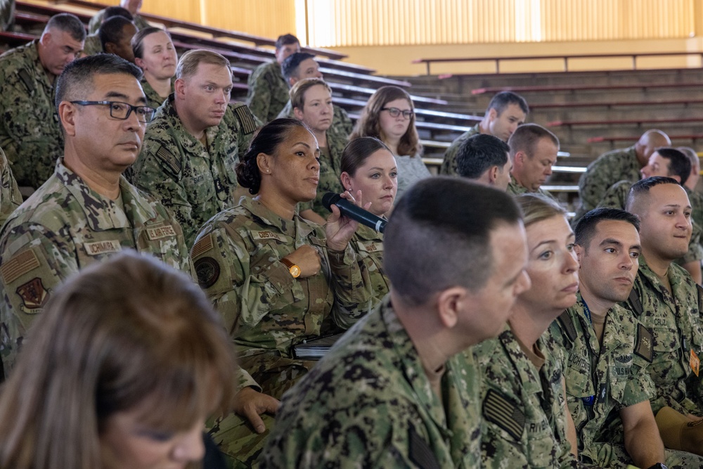 Command Leadership Holds Town Hall at Joint Base Pearl Harbor Hickham