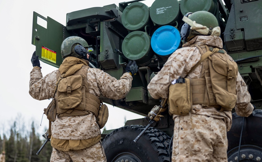 ARCTIC EDGE 2024: U.S. Marines and U.S. Army soldiers conduct joint HIMARS drills