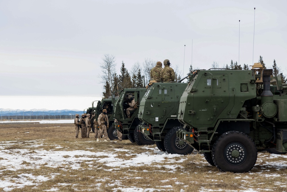 ARCTIC EDGE 2024: U.S. Marines and U.S. Army soldiers conduct joint HIMARS drills