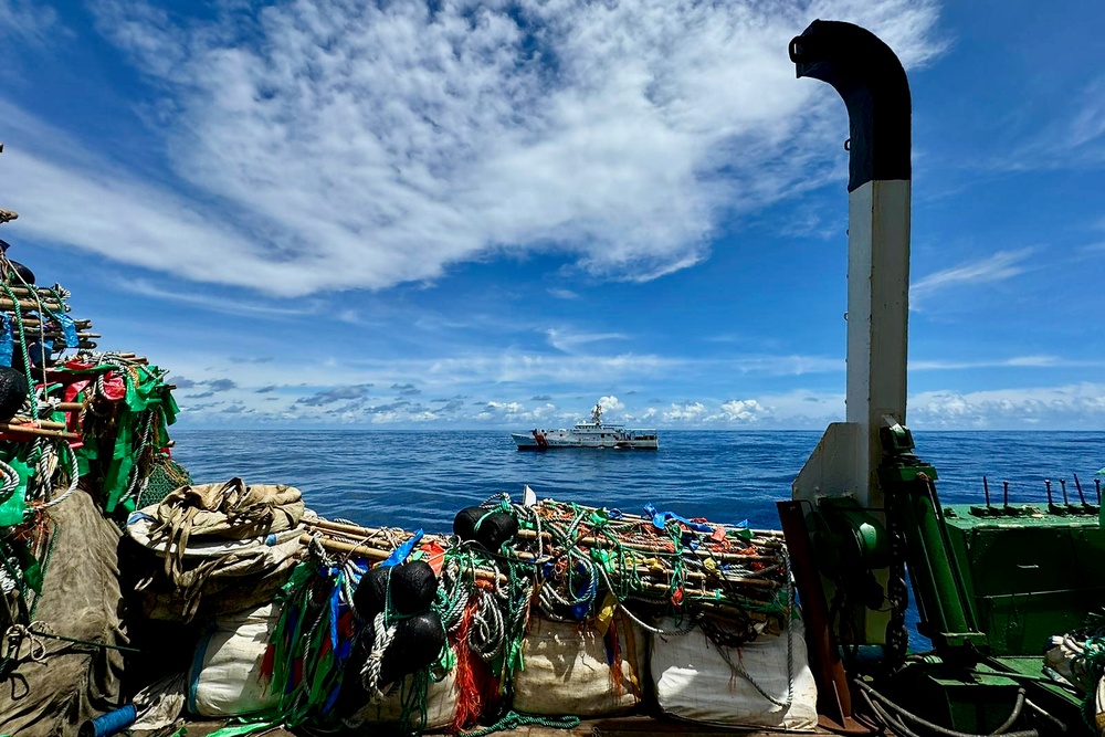 U.S. Coast Guard conduct joint patrol with Kiribati partners under Operation Blue Pacific