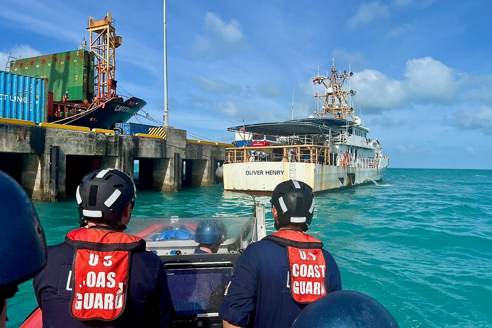 U.S. Coast Guard conduct joint patrol with Kiribati partners under Operation Blue Pacific