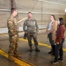 High Rollers converse with congressional staff representatives during their visit to Nevada Air National Guard Base