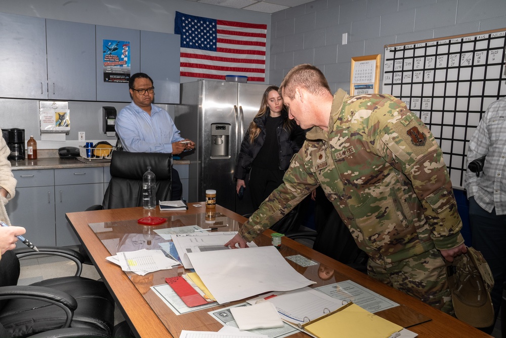 Congressional Staff Representatives visit Nevada Air National Guard Base Feb. 23, 2024
