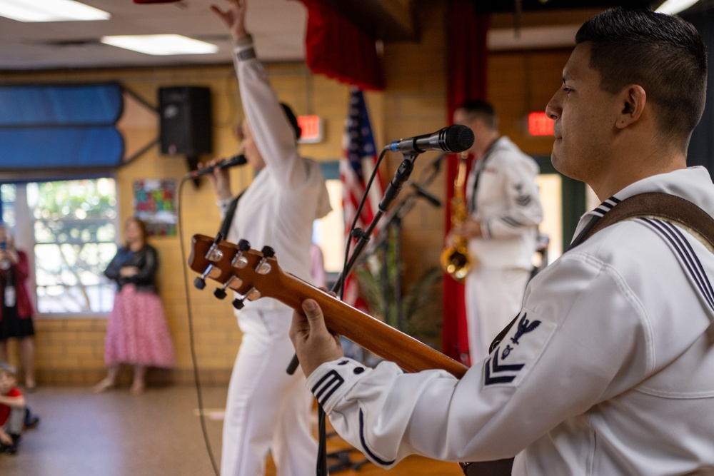 Navy Band Southeast performs at Read-Patillo Elementary