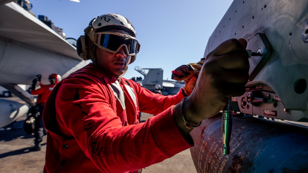 Aviation Ordnancemen Conduct Loading Operations