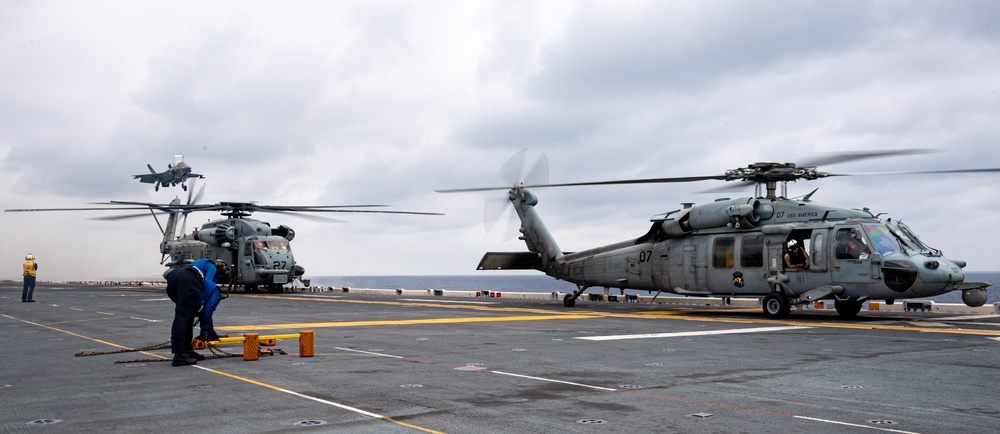 USS America Conducts Flight Operations
