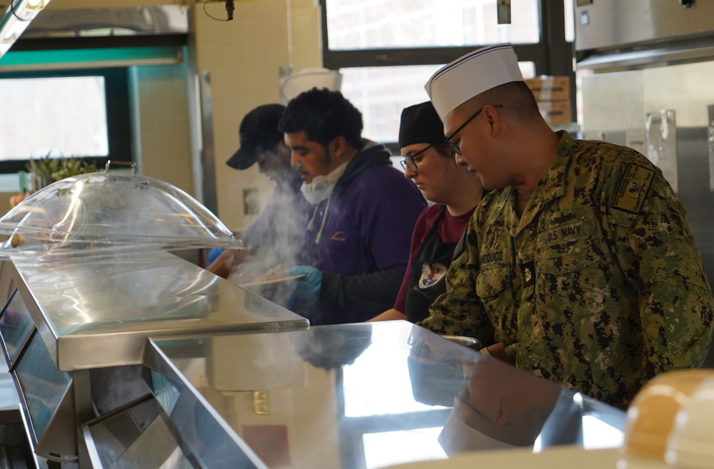 NWS Yorktown's award winning Scudder Hall Galley hosts Black History Month special meal