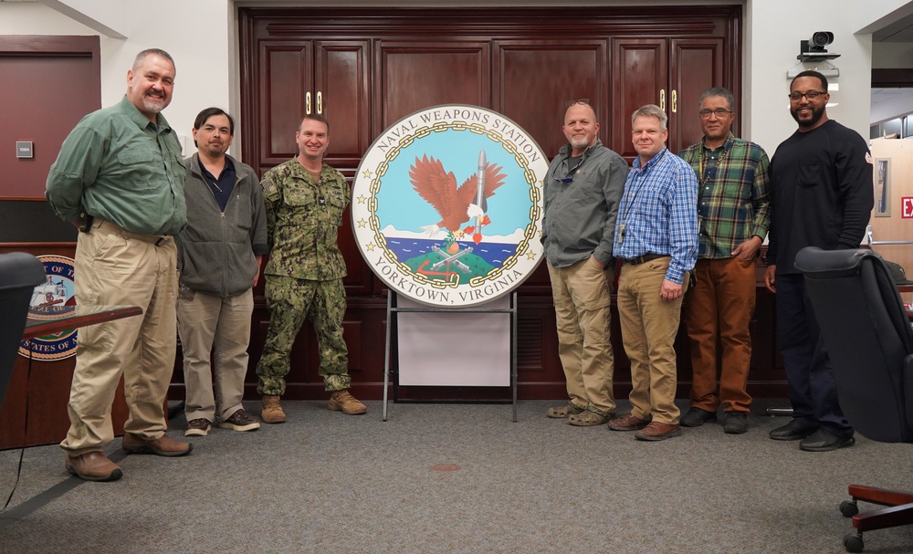 Naval Weapons Station Yorktown's Environmental Department group photo