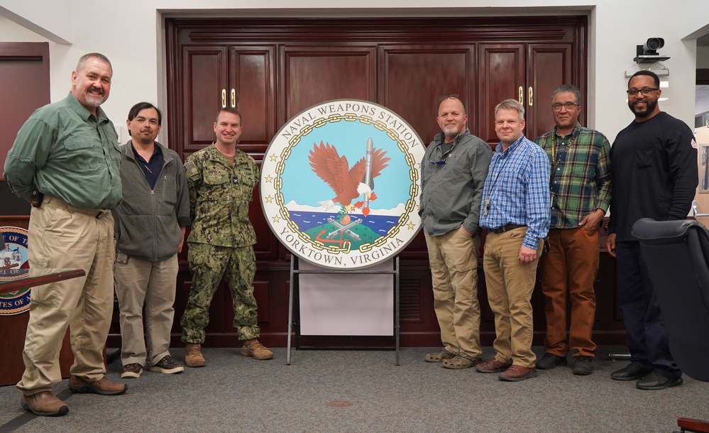 Naval Weapons Station Yorktown's Environmental Department group photo