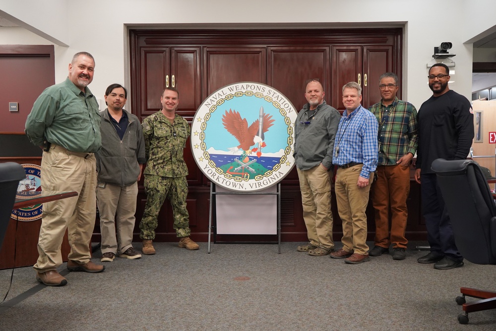 Naval Weapons Station Yorktown's Environmental Department group photo